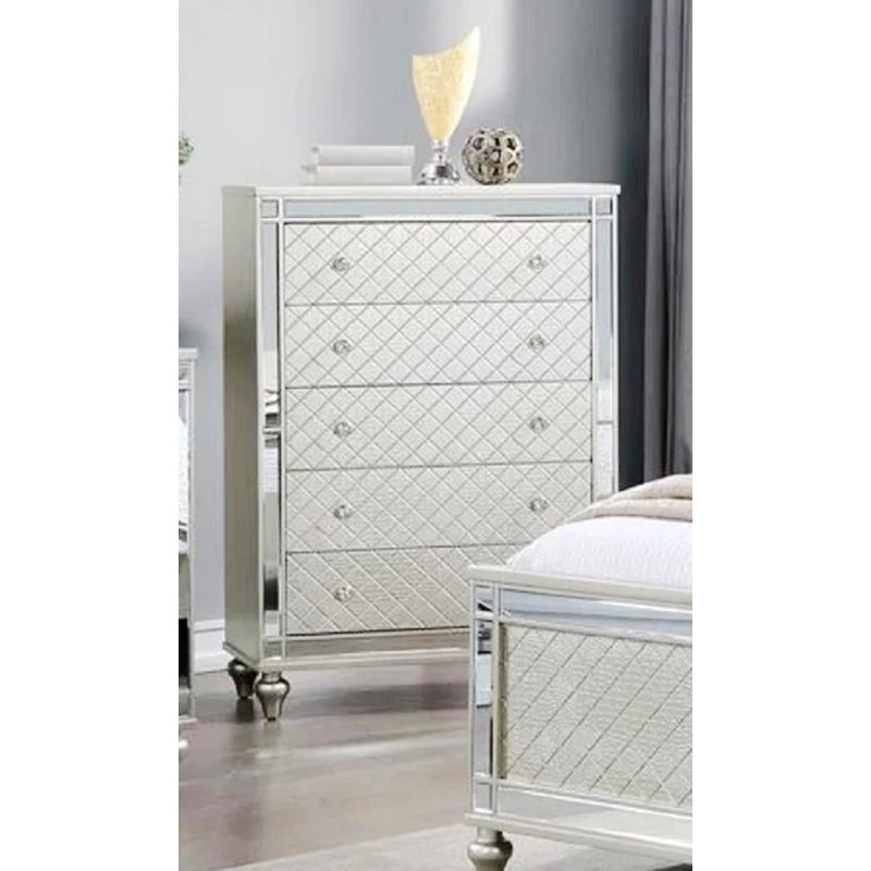 Commode de chambre à 5 tiroirs pour la maison