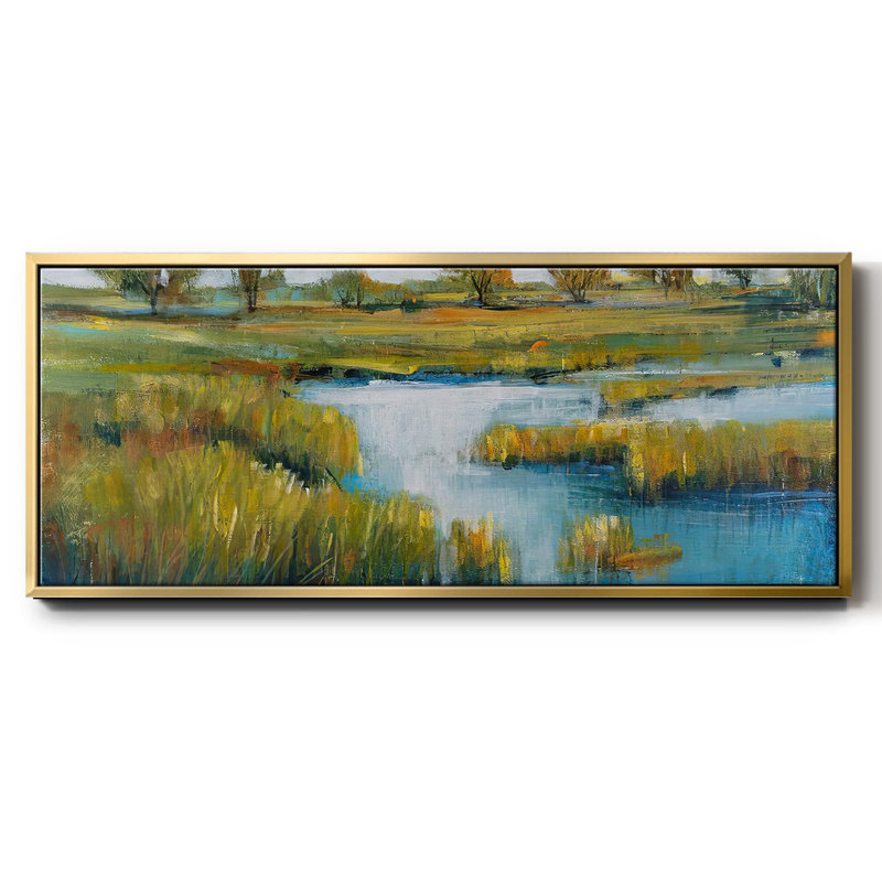 Marshland View IV - Framed Canvas