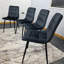 Dining Table and 4 Velvet Chairs With 1 Bench Dining Set Furniture-1891621135-1891621134-1891621129