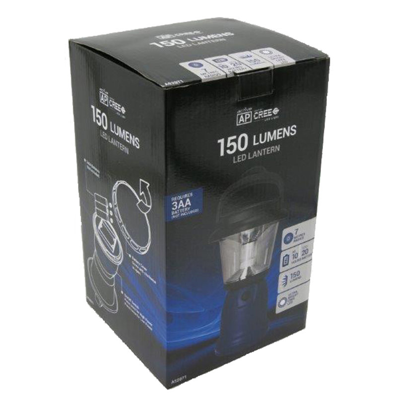 24cm Battery Powered Integrated LED Camping Lantern