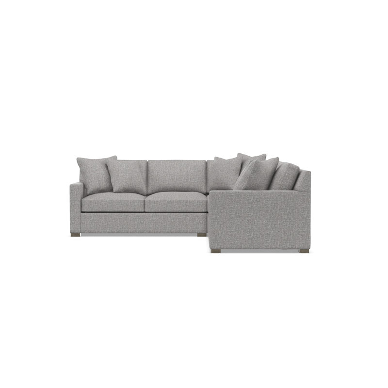 Kelsey Sectional, Dark Gray Polyester