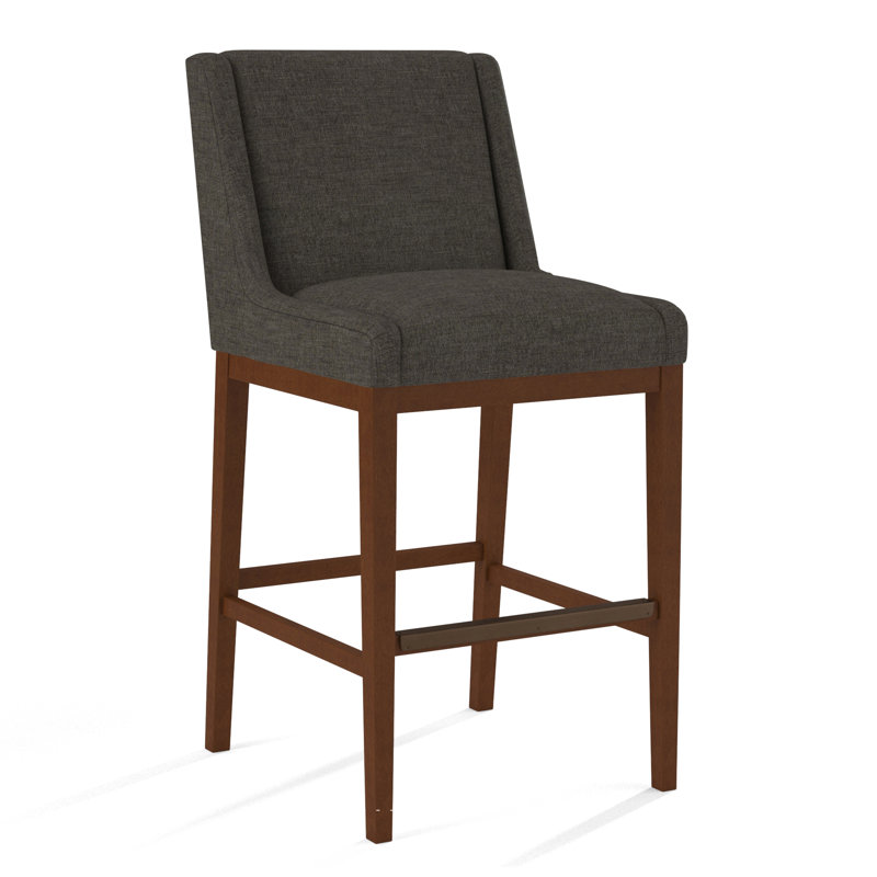 Upholstered Stool, 61558-61, English Saddle