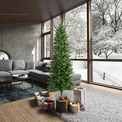  Arbre de Noël artificiel pin 6,5 pi x 32 po Salem