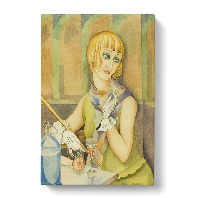 Lilli Elbe by Gerda Wegener - Wrapped Canvas Print, 60cm H x 40cm W x 3cm D