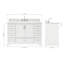 Meuble-lavabo simple avec plateau Abshire 55-93359353