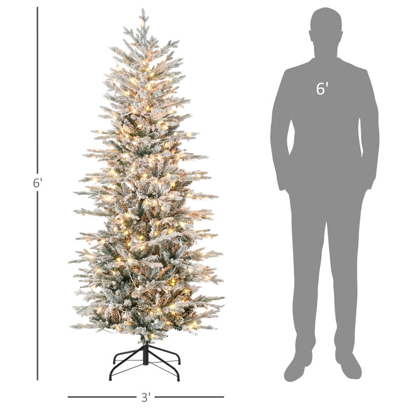 Grand sapin de Noël artificiel pré-éclairé