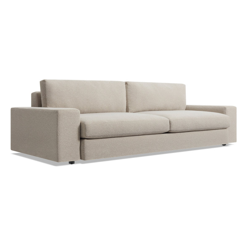 Esker Sofa, Kelso Blue 100% Polyester, 31" H x 98" W x 42" D