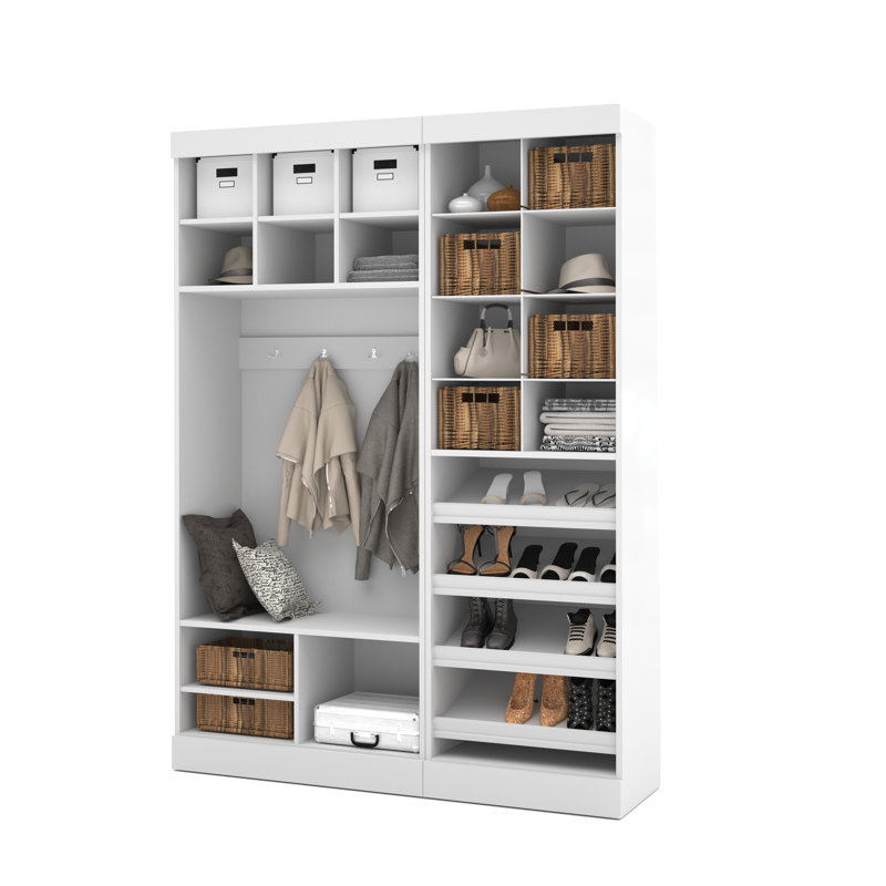 Arlex 60.8'' Walk-In Tower, White