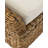 Calne Upholstered Wicker Bench