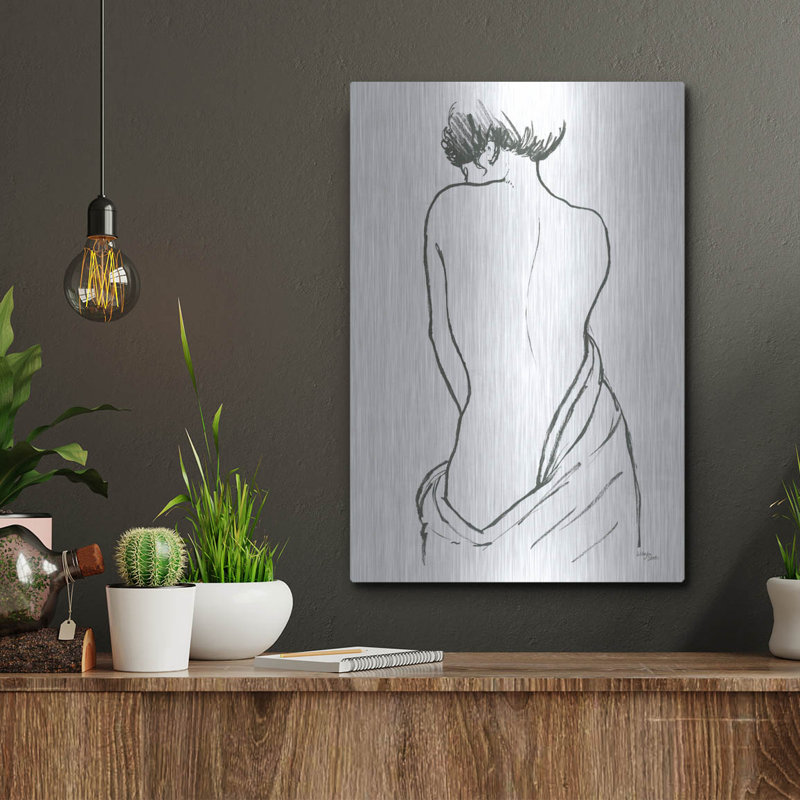 Art mural luxueux «Muse 2» par Wellington Studio, H 16 po x l 12 po