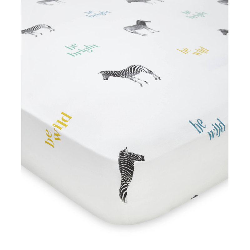 Stay Wild Zebra Easy Care Fitted Sheet, King