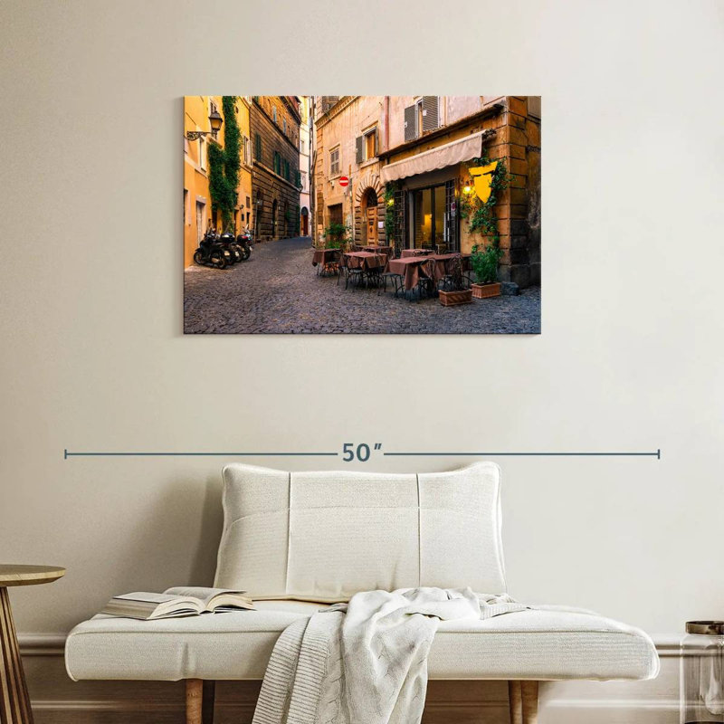 Sirci, rue historique de Rome, H 24 po x l 36 po
