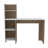 Vilna 120 Writing Desk With Four Shelves, Light Oak And White, For Modern Home Offices And Small Spaces-589927132