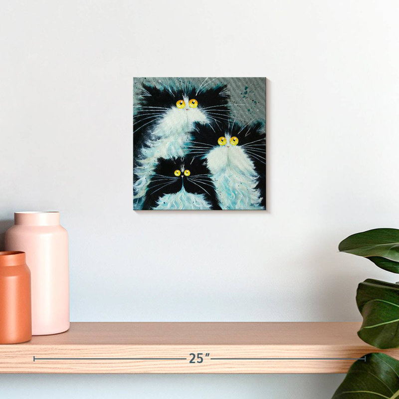 Brampt Meet The Purrents, 10" H x 10" W