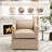 30" Wide Modern Soft Upholstered Swivel Accent Chair With Lumbar Pillow-794107726