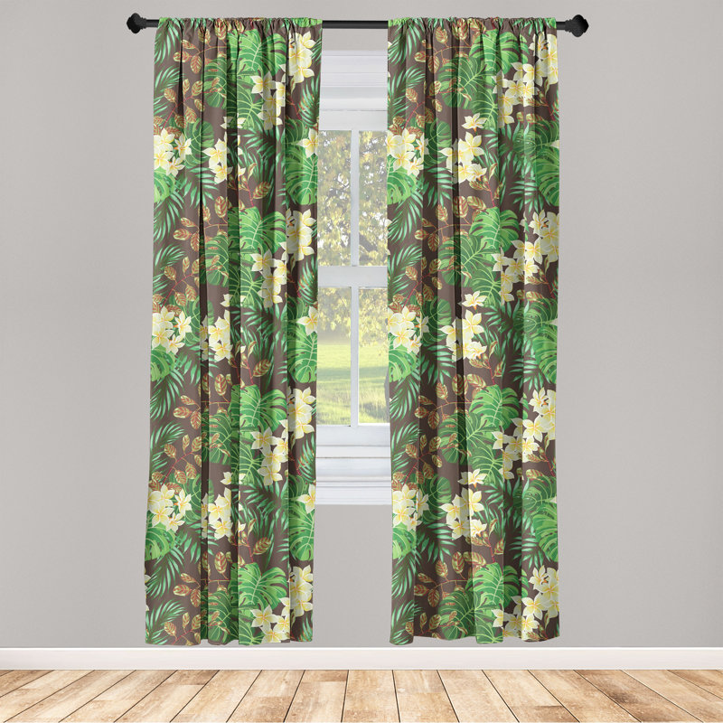 Semi Sheer Curtain Pair
