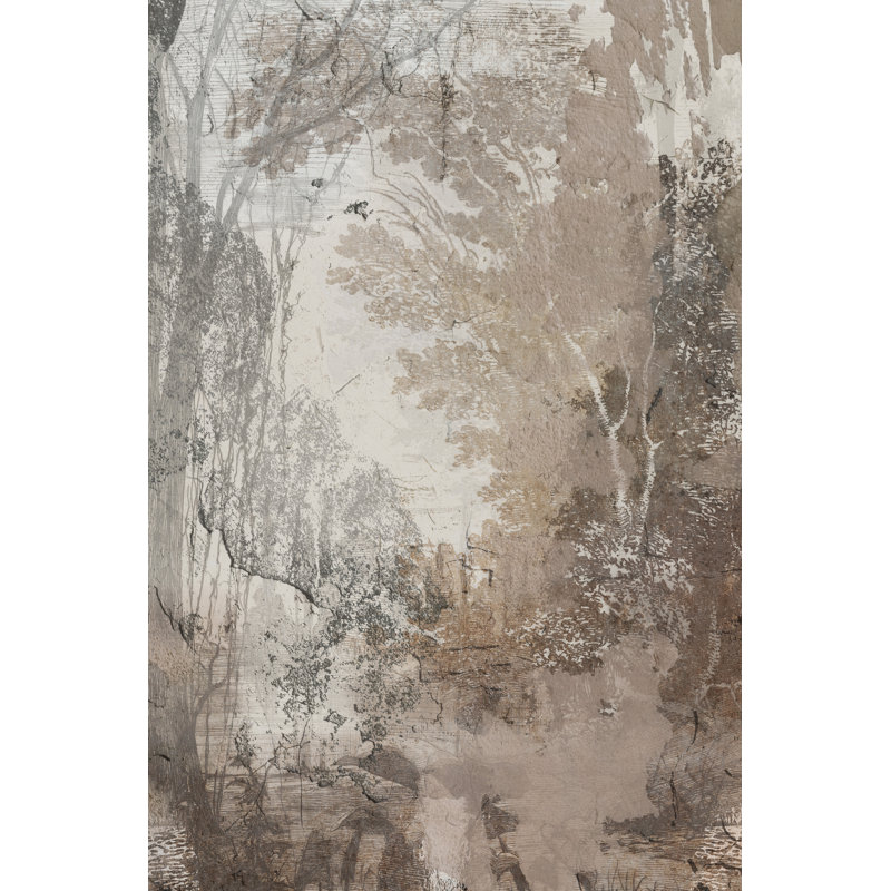 Fresco Collage III by Victoria Barnes - Painting Print, Wrapped Canvas, 46cm H x 30cm W