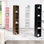Porte-revues multifonctionnel à 8 niveaux, bibliothèque double pour le rangement de CD dans le bureau personnel, tablettes réglables, assemblage étanche et lisse, emballage 3A mince au design exquis, surface résistante,-125522277