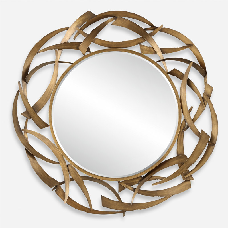 Rebak Bronze Round Mirror