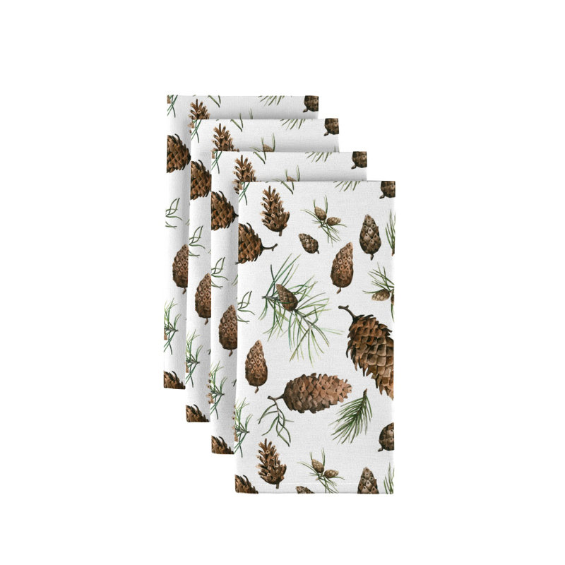 Lucas Polyester Floral Square Napkin