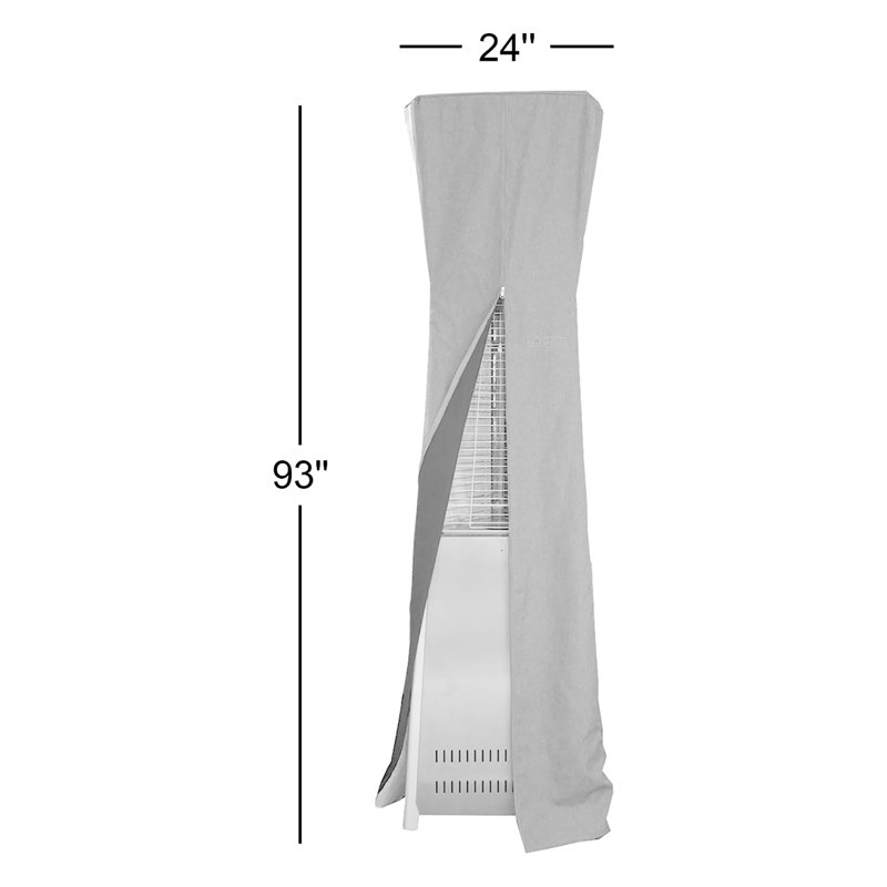 Housse pour chauffe-terrasse Merriweather - s'adapte jusqu'à 36 po, Gris