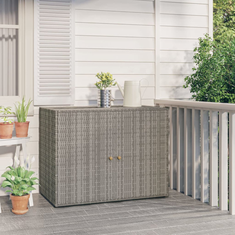 Abduljabbar Steel Single Storage Cabinet ( 80cm H x 100cm W x 55.5cm D), Grey