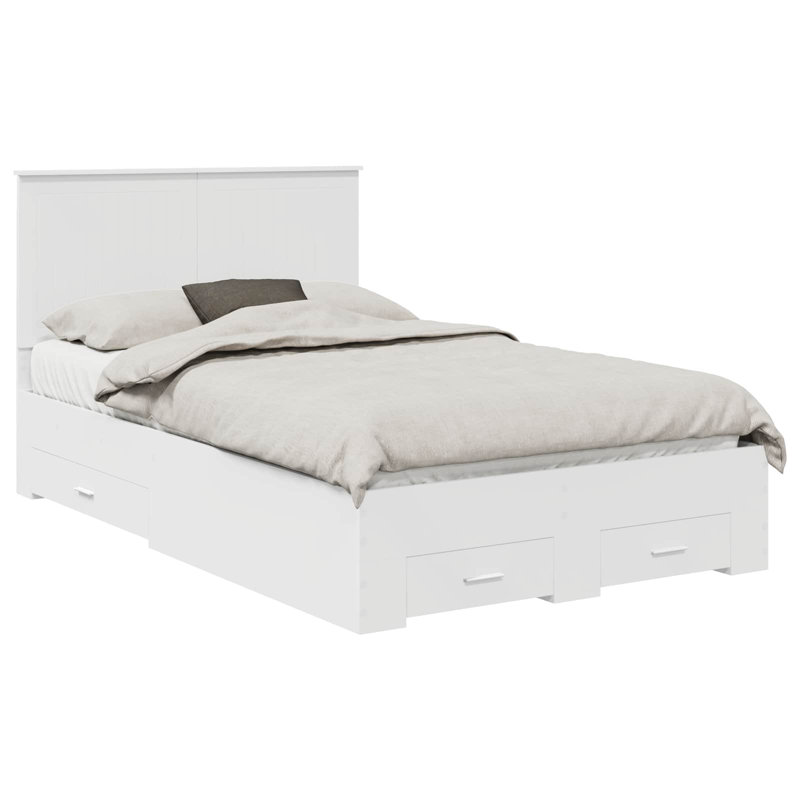 Bed, Small Double (4'), White