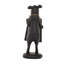 Enseigne décorative polystone cochon noir avec tableau noir