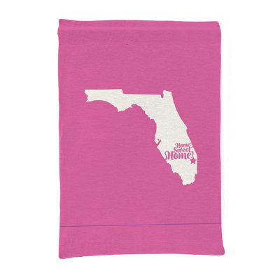 Douce maison Orlando — Silhouette de l'État de Floride — Tapisserie murale tissée portrait