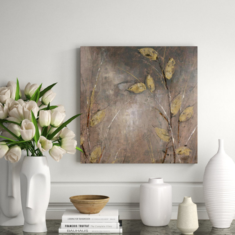 Leaves At Dawn I Print by Bridges, 24" H x 24" W x 1.5" D, Plexi