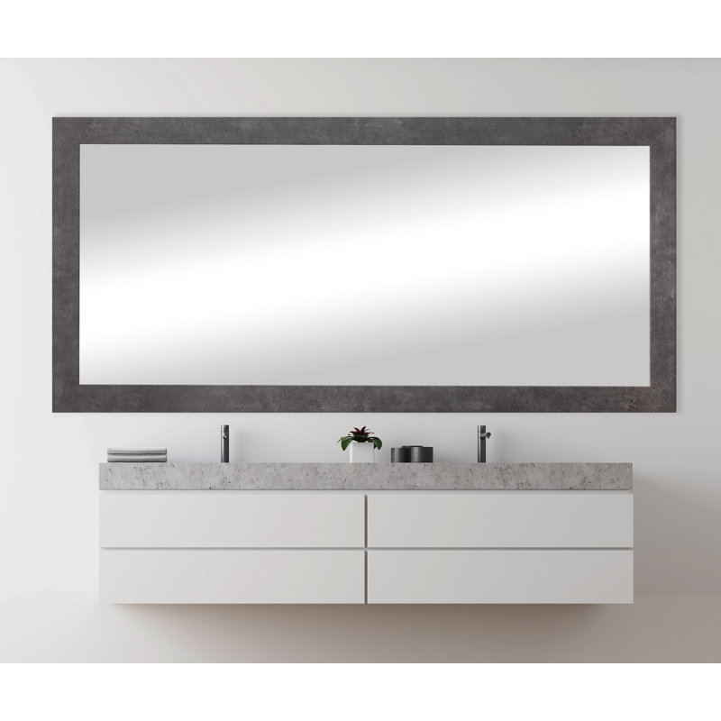 Kozan Engineered Wood Flat Wall Mirror, 31.5 x 57.5