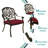 2 - Person Patio Dining Set with Round Table , Cushions Included-1339760855