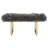 Edwin Faux Fur Upholstered Bench