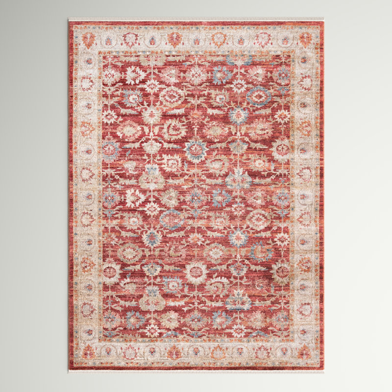 Croasmun Oriental Indoor Rug, Rectangle 4' x 5'7"