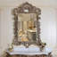 Rococo Flat Solid Wood Mirror