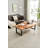  Live Edge Coffee Table with U Shaped Legs and South American Walnut, with Drawer Storage-563273367