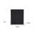 70" Black Wood Two Drawer Combo Dresser