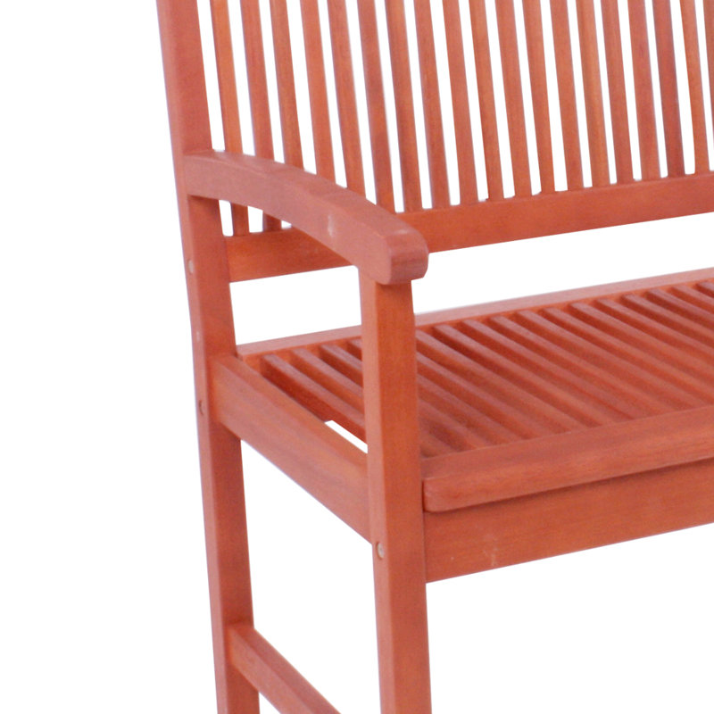 Stockholm Wood Outdoor Bench, 150 cm x 46 cm