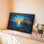 Reproduction d'art sur toile, voilier, coucher de soleil, océan-129660903