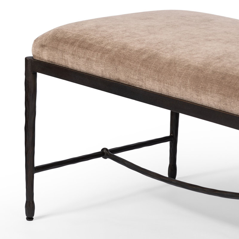 Upholstered Bench, Altair Mushroom