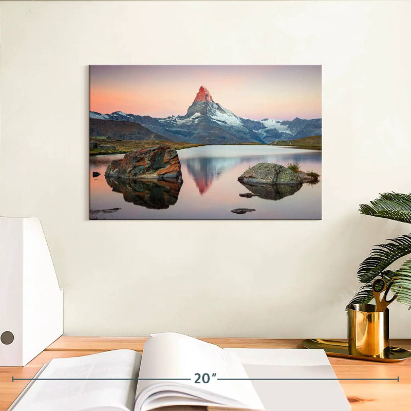 Alvord Matterhorn Lake Reflection, H 8 po x l 12 po
