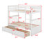 Lit superposé simple avec tiroirs Jhara Kids-707285713-738097344