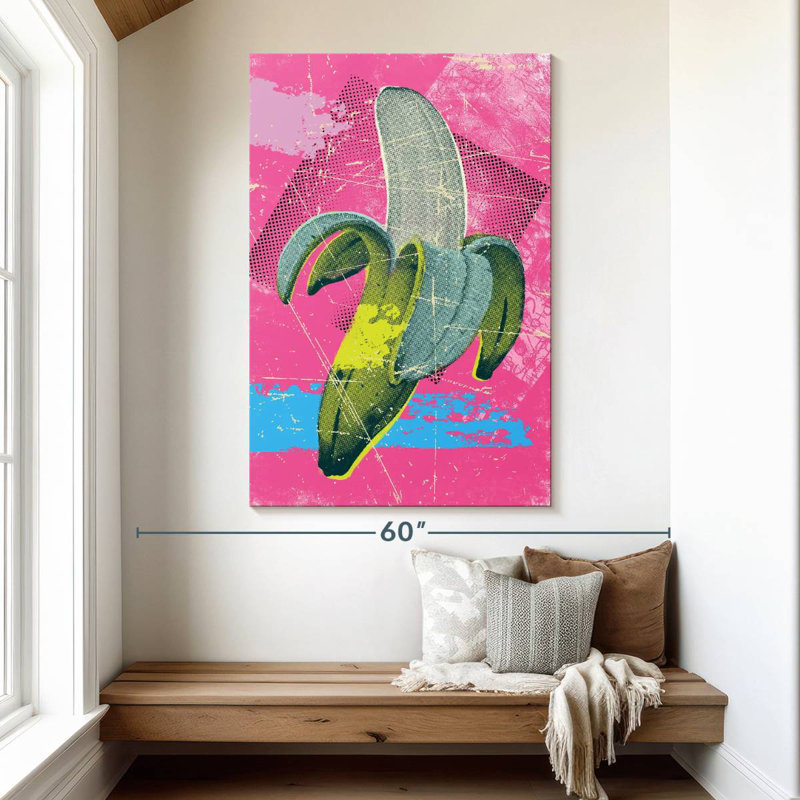 Yarlin Banana Peel, 51" H x 34" W
