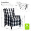 Fauteuil inclinable manuel de 27 po de largeur Sobotka-1382145153