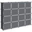 32 Pair Stackable Overdoor Shoe Organiser
