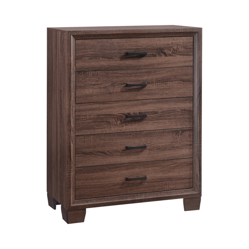 Ensemble de chambre à coucher avec commode 2 pièces Georgietta, Grand