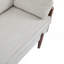 Canapé Mid-Century moderne avec revêtement beige, structure compacte et rembourrage très moelleux pour un confort et un style ultimes-117170951