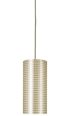Grid 1 - Light Silver Single Pendant