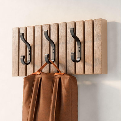 Heavy Duty Wall Mount Coat Hooks, Sturdy Hooks for Backpacks, Towels and Clothing