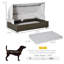 Lit pour chien en rotin